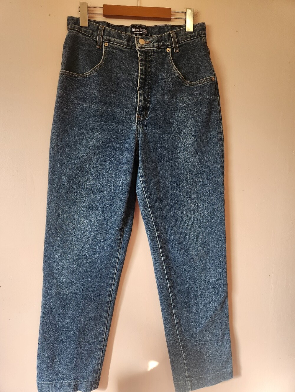 Vintage 90s FDJ French Dressing High Waist Mom Jean Blue Denim 10 Made in Canada